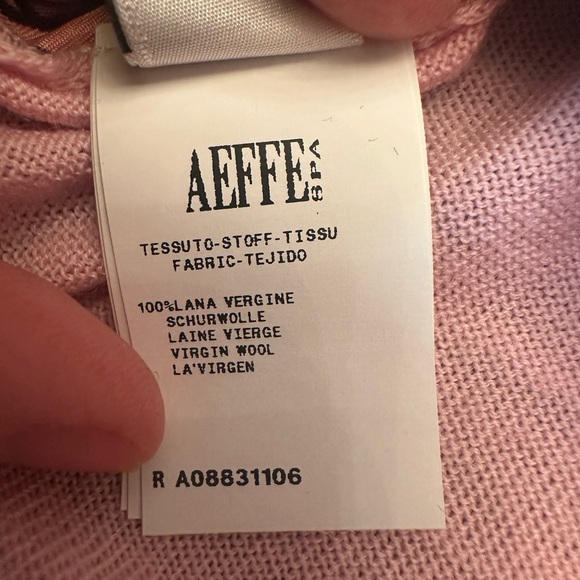 Boutique Moschino Graphic Logo Sleeveless Knit Top | Pink | Size S - Picture 6 of 7